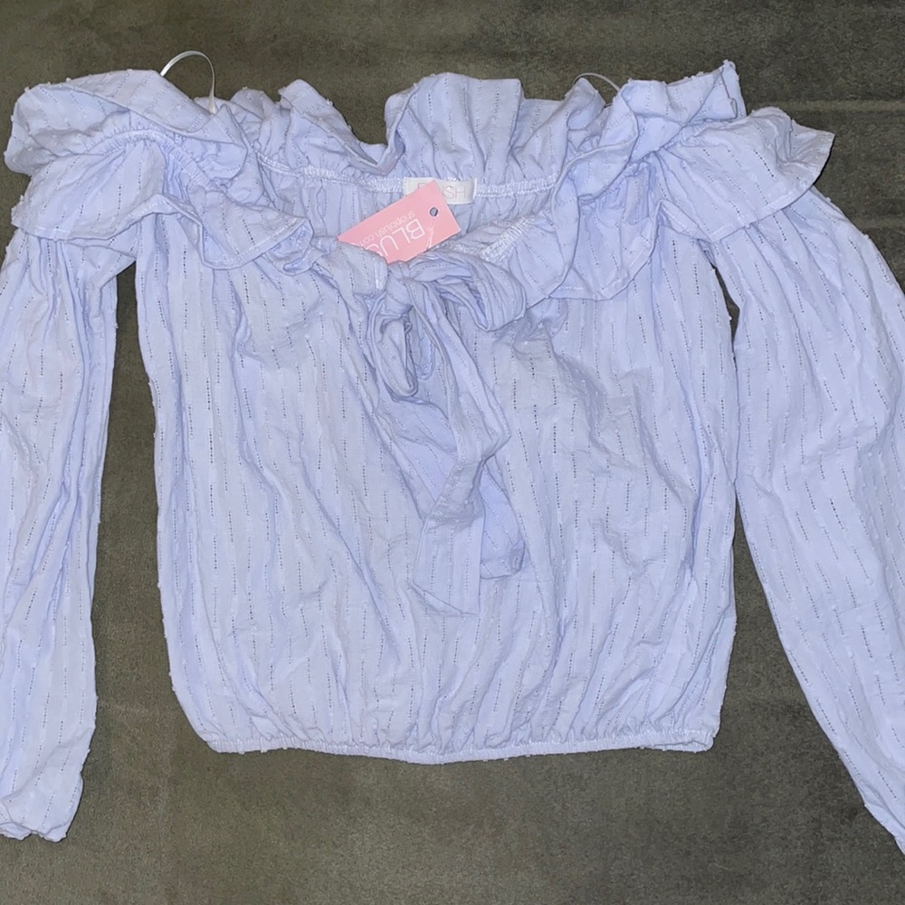 BLUSH BOUTIQUE long sleeve blouse, size small